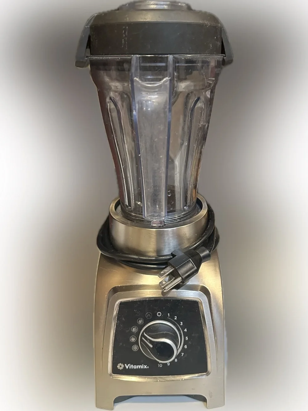 VITAMIX S55 SERIES S DISCONTINUED BLENDER BRUSHED STAINLESS W/ TO GO CUP  SILVER
